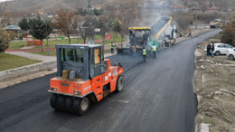 Bozuk yollar için harekete geçildi: Ortaköy asfaltlandı