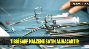 Tıbbi sarf malzeme satın alınacak