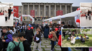 Keçiören Mevlana İlkokulu öğrencileri 23 Nisan coşkusunu TBMM'de yaşadı