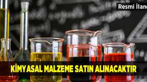 Kimyasal malzeme satın alınacaktır