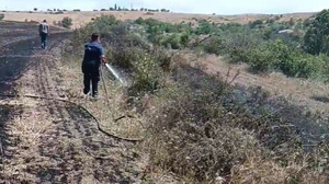 Ankara Elmadağ'da korkutan yangın!