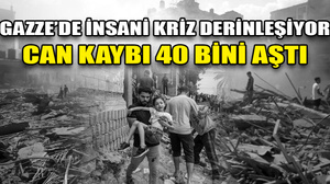 Gazze'de can kaybı 40 bini aştı