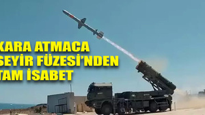 Kara ATMACA Seyir Füzesi, hedefini tam isabetle vurdu