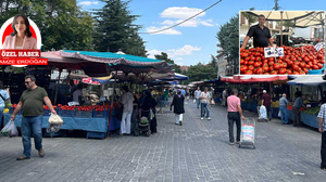 Keçiören Gazino Semt Pazarı'nda domates pazarın yıldızı oldu