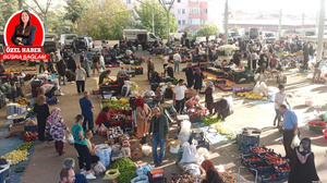 Aktepe üretici pazarında taze ürünler uygun fiyatlarla tüketiciyle buluşuyor!