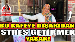 Ankara'daki bu kafeye dışarıdan stres götürmek yasak!