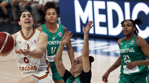 Galatasaray Çağdaş Faktoring, Avrupa Kupası'nda Uniao Sportiva'yı farklı geçti: 84-52