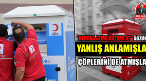 Ankara Etimesgut'ta giysi kumbarasından çıkanlar şoke etti!