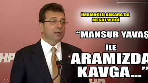 Ekrem İmamoğlu: "Mansur Yavaş ile aramızda koltuk makam kavgası yok"