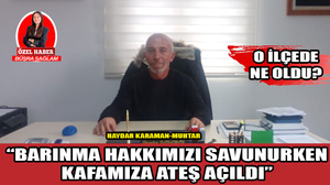 Muhtar Haydar Karaman'dan Turgut Altınok dönemine eleştiri: “Barınma hakkımızı savunurken kafamıza ateş açıldı!”