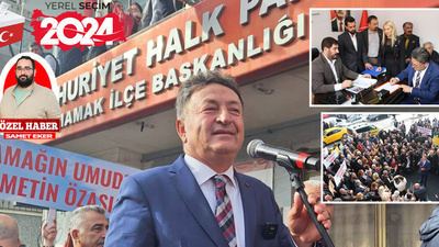 Metin Özaslan adaylığa imzasını attı