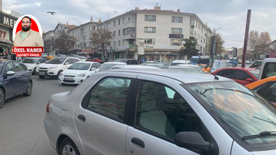 Ankara Etlik’te trafik çilesi