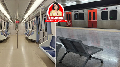 Toplu taşıma araçlarından biri olan Metro, yeni yıla sessizce giriş yaptı! | Ankara'da yılın ilk gününde metro sakinliği