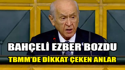 Devlet Bahçeli ezber bozdu: Oturarak hitap etti!