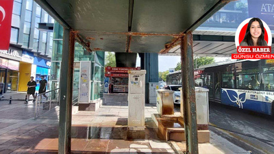 Ankara'da Meşrutiyet Caddesi'nden geçenler dikkat! Alarm veriyor!