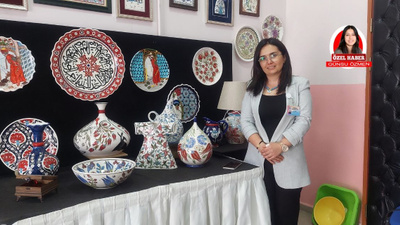 Çini usta öğreticisi Elif Milas: “Çini sanatının insana faydaları da var”