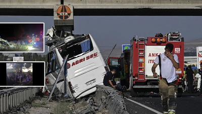 Ankara'da son 24 saatte meydana gelen trafik kazaları...