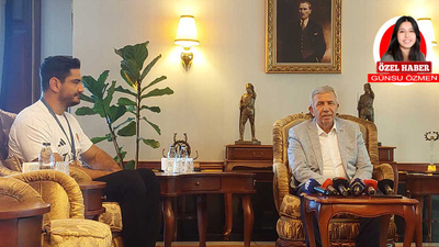 Paris Olimpiyatlarında bronz madalya kazanan Milli Güreşçi Taha Akgül'den Mansur Yavaş'a ziyaret