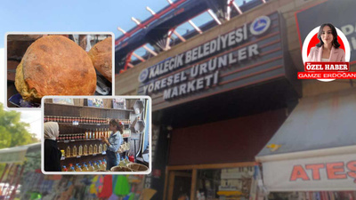 Kalecik'in meşhur ürünleri Ankara'nın merkezinde tüketiciye ulaşıyor