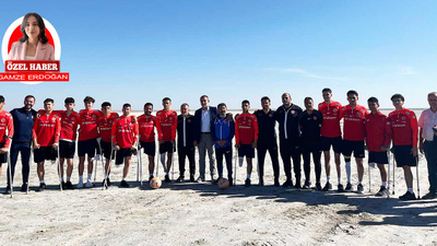 Ampute Milli Takımı Seyfe Gölü’nde iklim krizine dikkat çekti