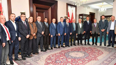 Kırşehirli Dernekler Federasyonu'ndan Emniyet Genel Müdürü Mahmut Demirtaş'a ziyaret