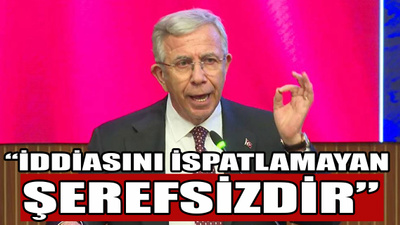 Mansur Yavaş'tan Nihat Yalçın'a tepki: İddiasını ispat etmeyen şerefsizdir, namussuzdur