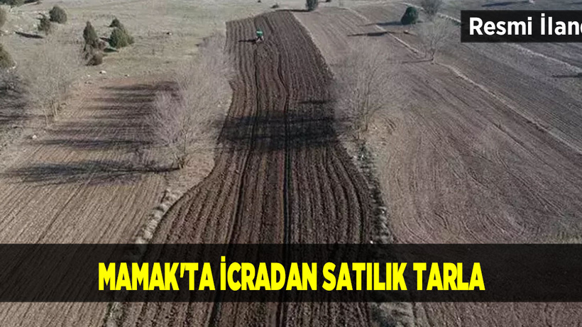 Mamak'ta icradan satılık tarla