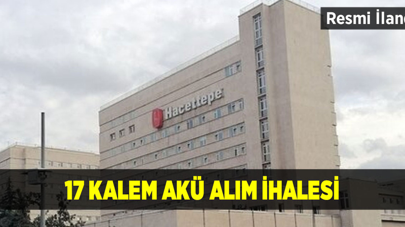 17 kalem akü alım ihalesi