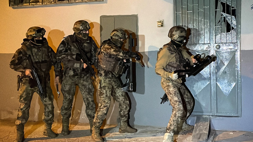 “Gürz-13” operasyonlarında 33 şüpheli yakalandı