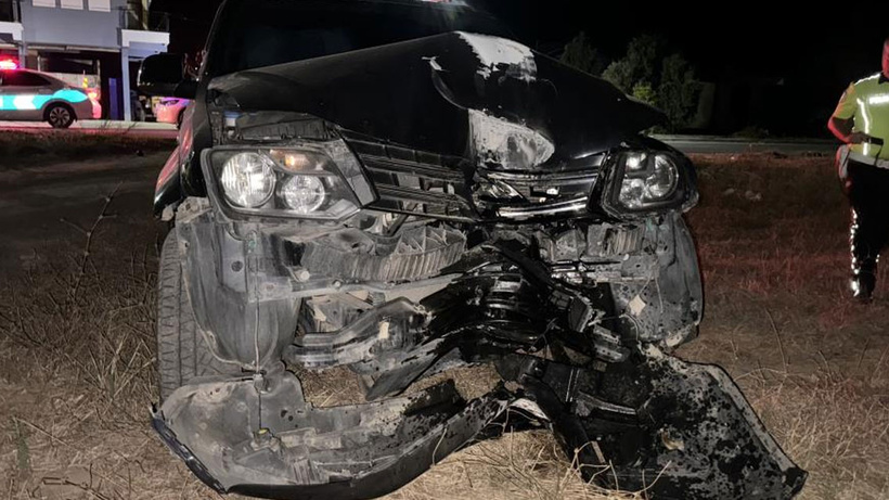 Kaza yapan sürücü aracını bırakıp gitti