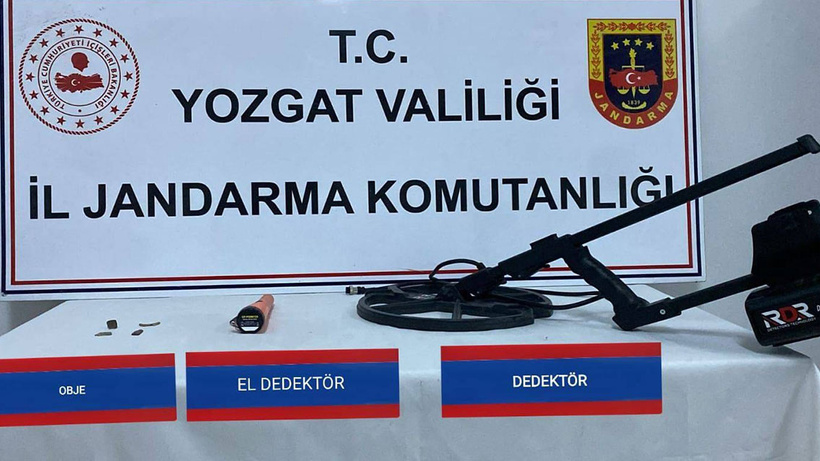 Yozgat’ta defineci suç üstünde yakalandı!