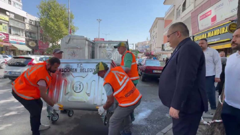 Keçiören Belediye Başkanı Mesut Özarslan'dan 'çöp konteynırı' açıklaması: "Daha temiz bir Keçiören için gece gündüz çalışacağız"