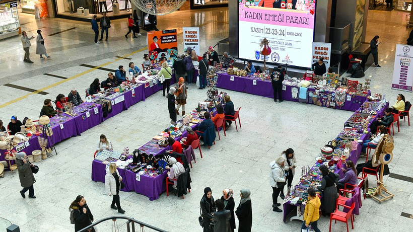 Ankara Büyükşehir Belediyesi Kadın Emeği Pazarı açtı