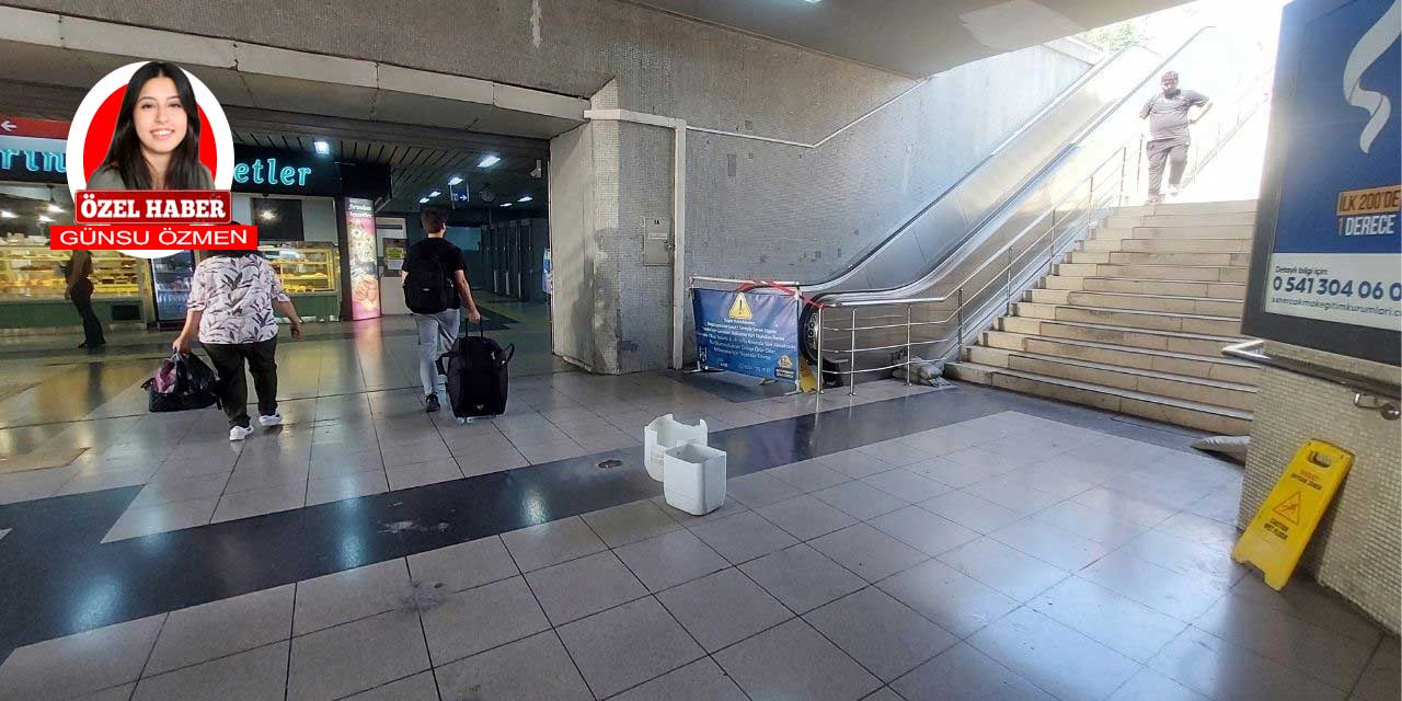 Ankara Batıkent metro istasyonunun kaderi değişmiyor: Kova kova çözüm üretildi!