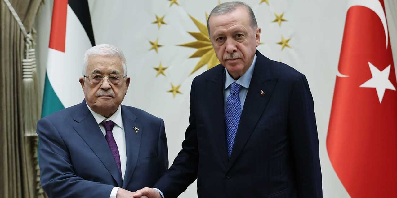 Cumhurbaşkanı Erdoğan ile Mahmud Abbas arasındaki kritik görüşme başladı: Mahmud Abbas, TBMM'de konuşacak