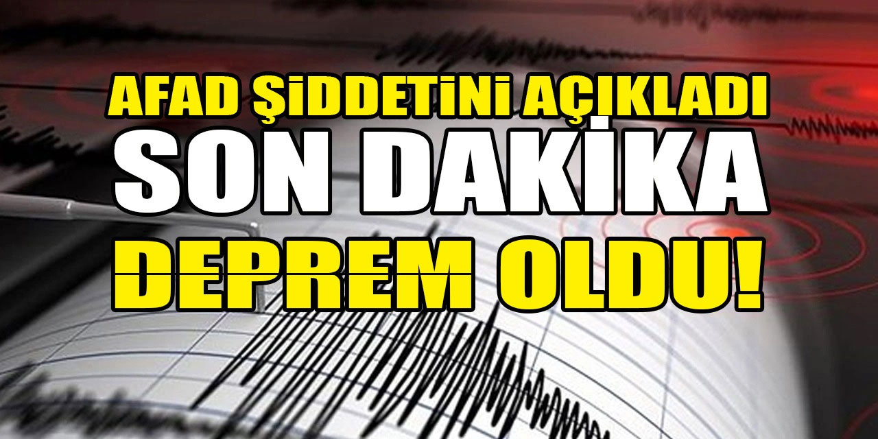 Antalya açıklarında korkutan deprem!