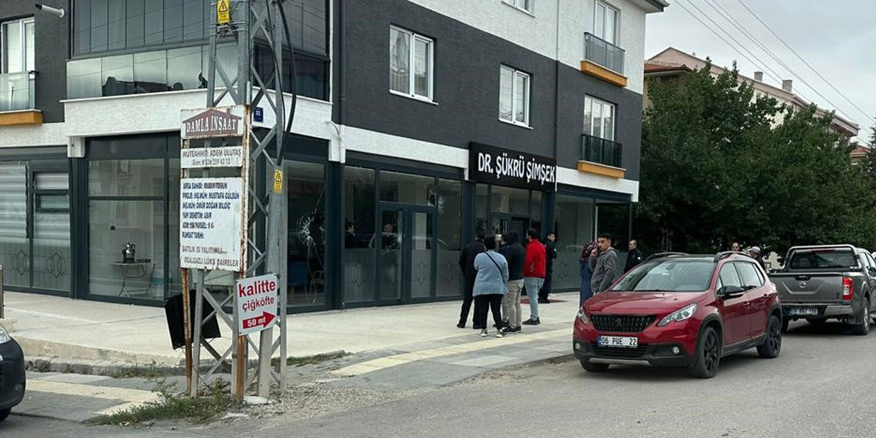 Polatlı'da kliniğe silahlı saldırı