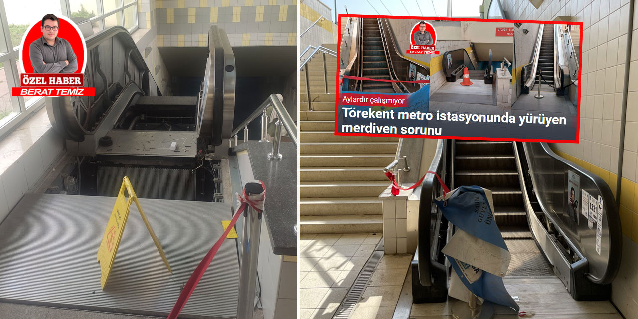 Törekent metrosunda yürüyen merdivenler ne zaman çalışacak? EGO'dan açıklama geldi