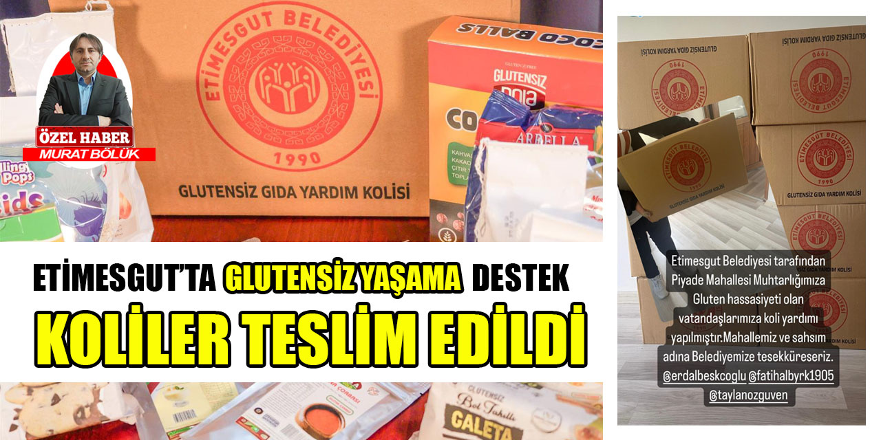 Ankara Etimesgut'ta glutensiz yaşama destek