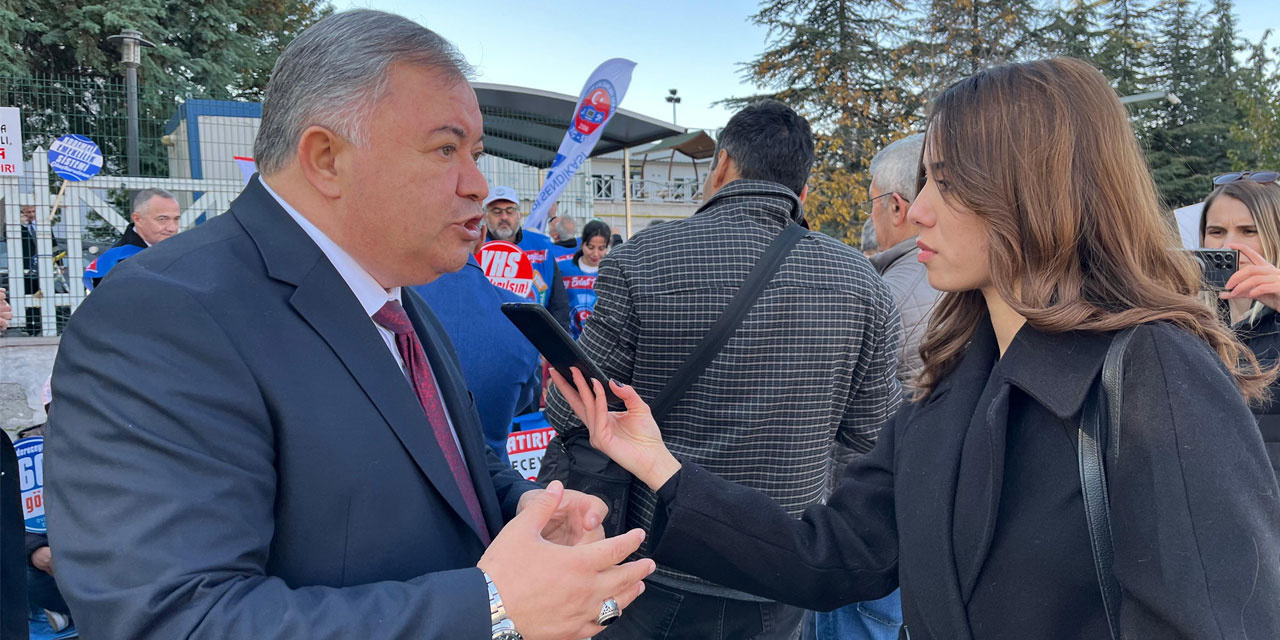 SAVDES-SEN dört gün sürecek oturma eylemine başladı | Başkan Tuncay Cengiz: "Verilen sözler tutulsun"